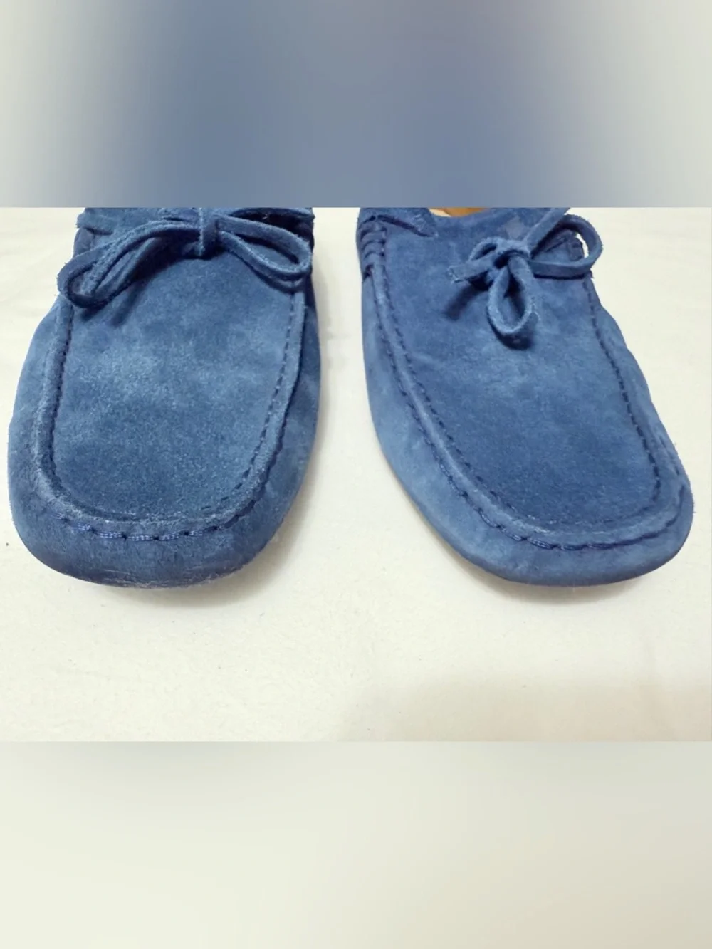 Tod’s Gommino Blue Suede Driving Loafers Men’s 7 Italy